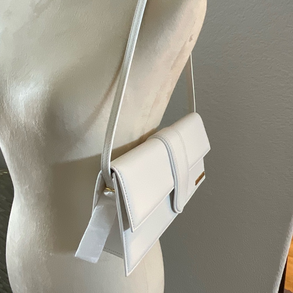 Jacquemus women white Le Bambino Long shoulder bag - Picture 14 of 15